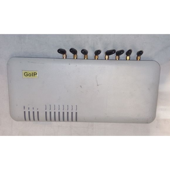 GOIP-800 is a multi-channel GSM/CDMA gateway and VoIP adapter - Picture 1 of 3